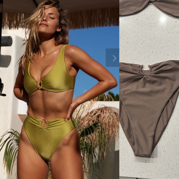 Jade Swim Nude Color Bikini Size Medium - Picture 3 of 13